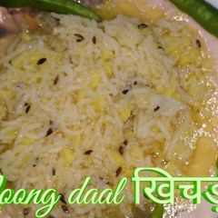 A picture of Recipe of moong daal ki khichdi.