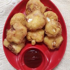 A picture of Sandwich paneer pakoda.