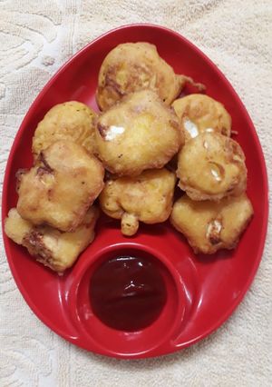 A picture of Sandwich paneer pakoda.