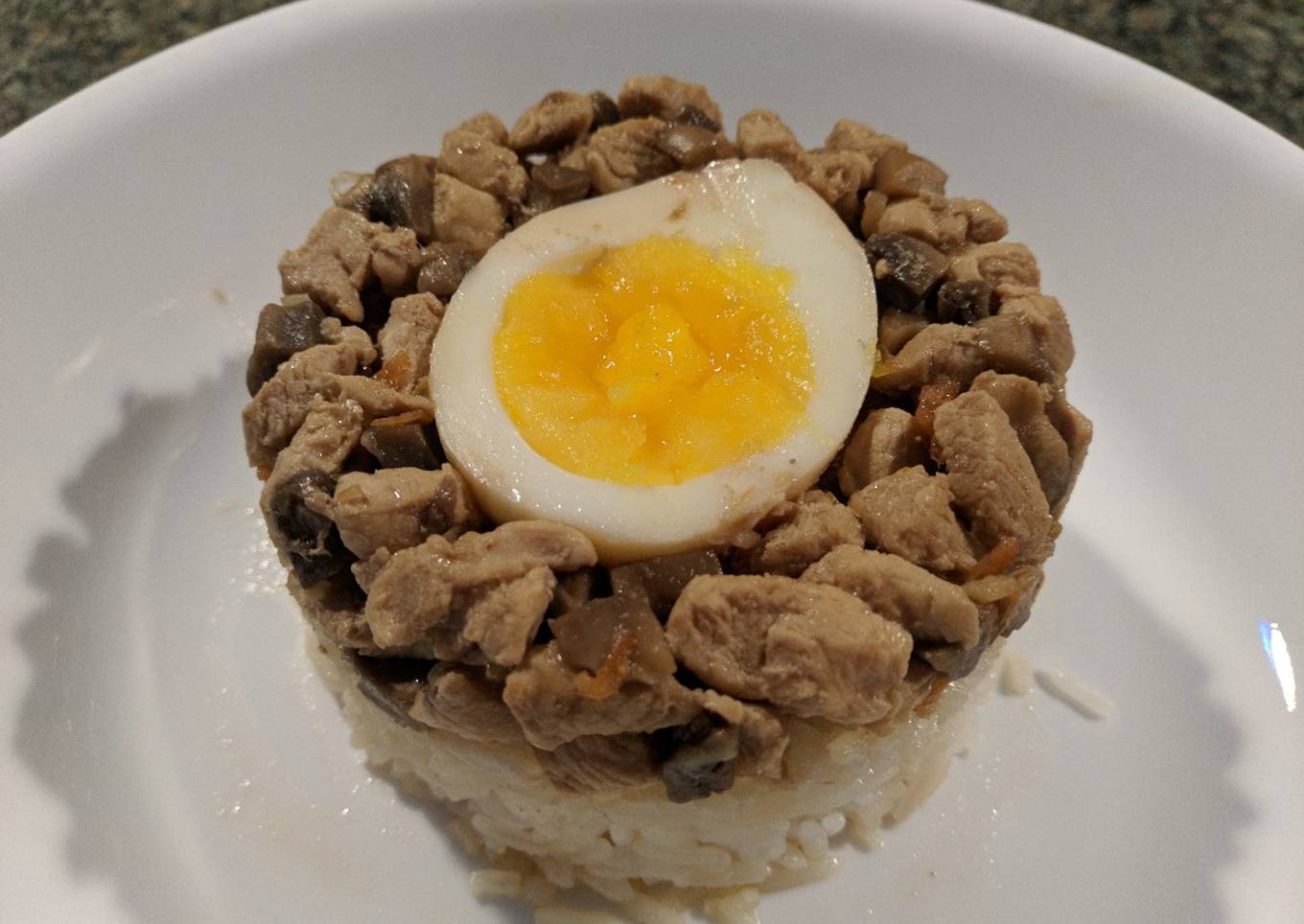 Nasi Tim Ayam Jamur