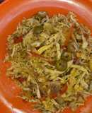 Arroz con pollo tradicional Ecuatoriano