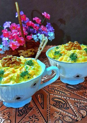 عکسی از دستور بورانی کدو سبز و هویج