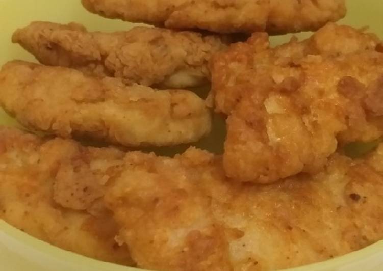 Cara Menghidangkan Ayam fillet goreng krispi Anti Ribet!