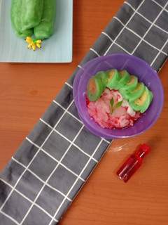 Foto resep Es pisang ijo