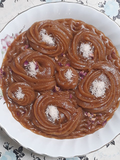 عکسی از دستور حلوای شیر