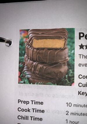 A picture of Peanut butter eggs.