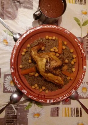 صورة لوصفة كسكس بالمعمر جزائري