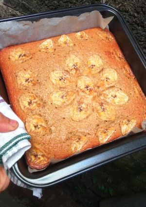 Foto resep Banana cake (Bolu pisang panggang oven tangkring)