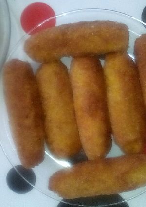 صورة لوصفة كروكات الأرز باللحم المفروم(2)😛😛😛