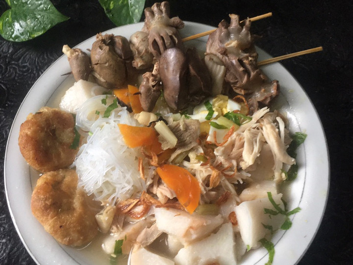 Wajib coba! Cara termudah bikin Soto Banjar Jeroan Ayam  spesial