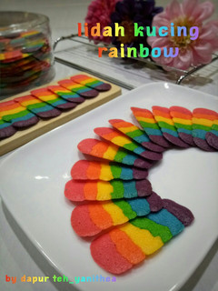 Foto resep Lidah Kucing Rainbow