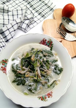 Foto resep Bobor Bayam Taoge