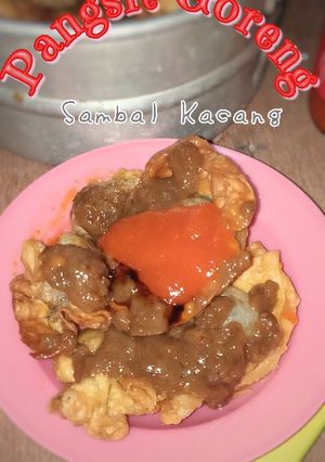 Foto resep Pangsit Goreng Sambal Kacang