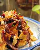 Tàu hũ ki khô xào mộc nhĩ