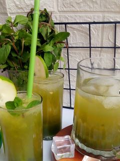 Cucumber nd mint (mojito) ainihin hoton girkin