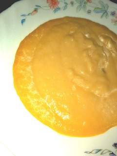Una foto de Puré de calabaza, puerro y patata