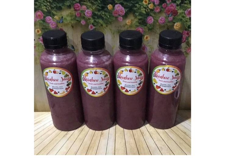 Cara Memasak Diet Juice Purple Sweet Potato Pear Cranberry Blueberry Yang Enak
