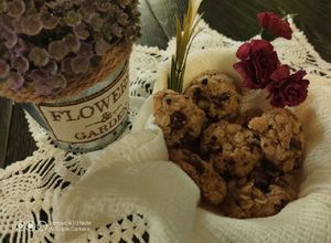 Foto resep Crunchy Oatmeal Corn Oil Cookies (no mixer, no oven)