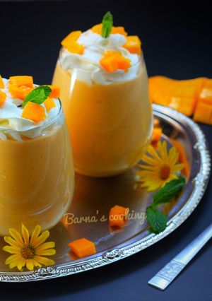 ম্যাঙ্গো মাস্তানি লস্যি (mango mastani lassi recipe in Bengali) রেসিপির প্রধান ছবি