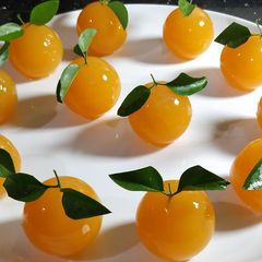 A picture of Agar agar pudding.