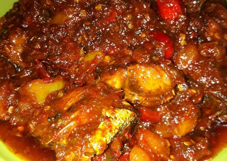 Resep Sambal ikan tongkol pedas manis oleh Yuni 