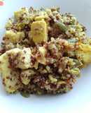 Quinoa dos colores con pollo!