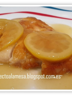 Una foto de Pollo al limón