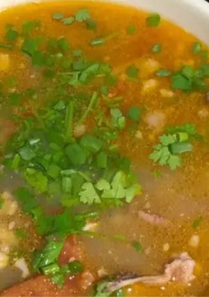 Hình của món Canh chua thịt băm.