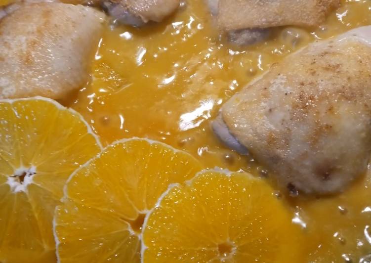 Simple Way to Prepare Favorite Chicken in an Orange Sauce