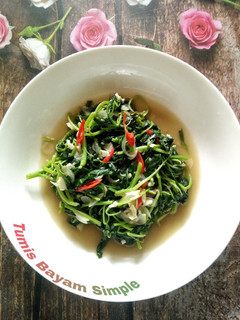 Foto resep Tumis Bayam Simple
