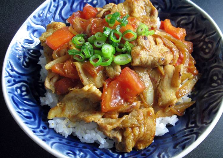 Easiest Way to Prepare Speedy Curry Pork Don