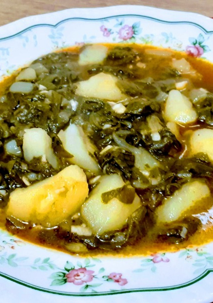 Una foto de Acelgas con patatas