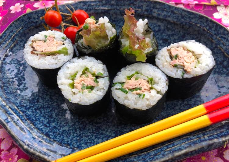 Steps to Prepare Super Quick Homemade Japanese Tuna Salad Roll