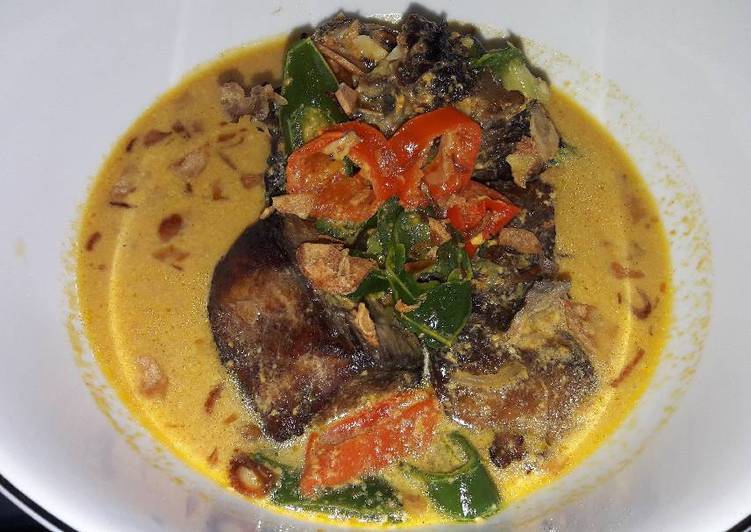 Resep Sayur Mangut Ikan Pari, Enak