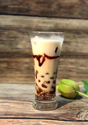 Hình của món Sữa Tươi Trân Châu Đường Nâu.
