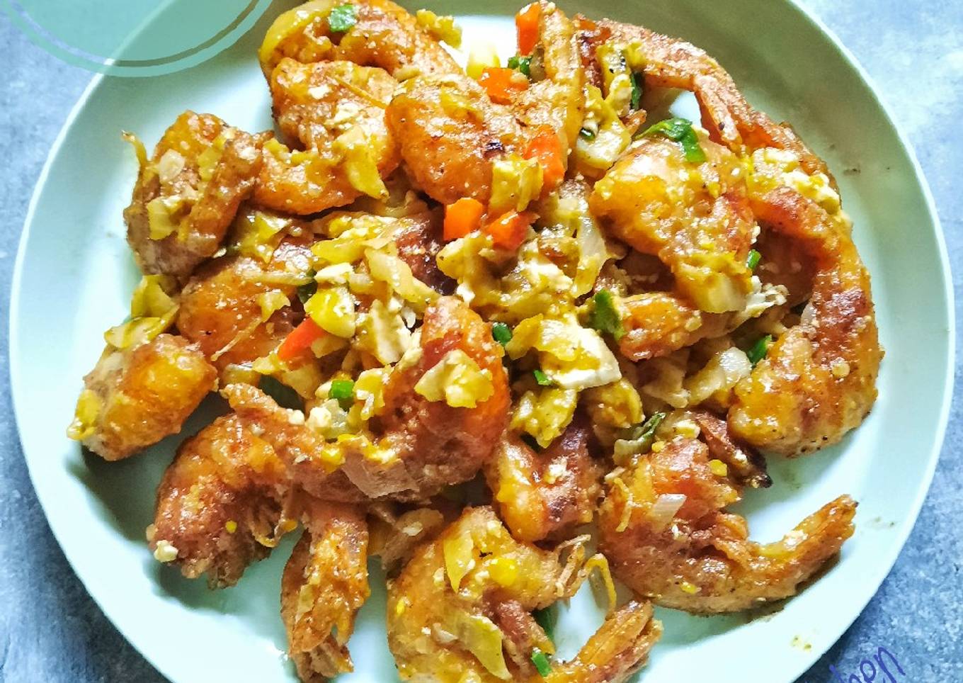 Udang Saus Telur Asin