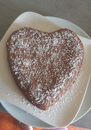 Une photo de Fondant chocolat et noix de coco