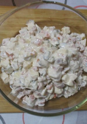 Erdélyi 🇷🇴 húsmentes 🚫🍖 böffsaláta 🥗 recept fotója