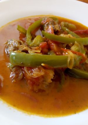 A picture of Stewed Okoko.