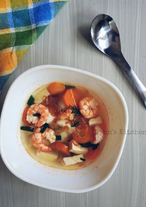 Foto resep 196. Sup Udang Telur Puyuh