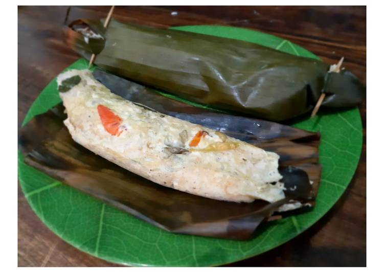 Bagaimana Membuat Pepes tahu teri medan yang Enak