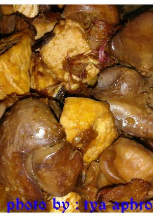 Foto resep Semur ati ampela tahu