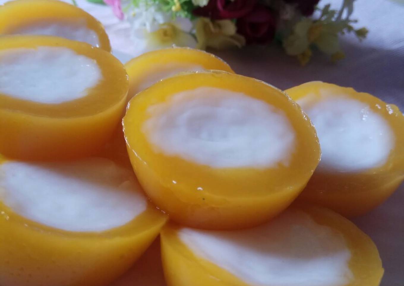 Kue talam labu kuning