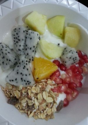 Hình của món Yogurt trái cây.