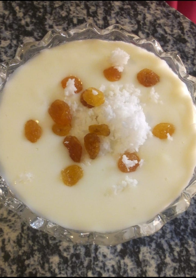 A picture of Coconut pap.