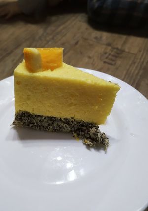 Narancshabos mákos szelet recept fotója