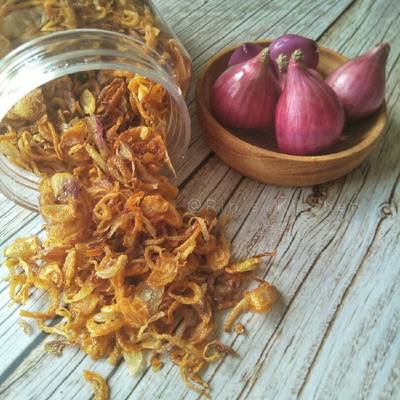 crispy shallots! 