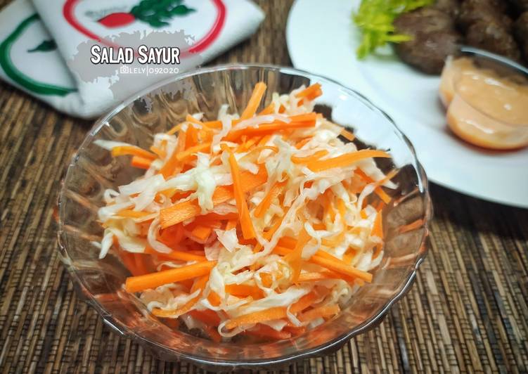Resep Salad Sayur Ala Hokben, Enak Banget