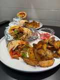 Chicken Suqaar Malawax Wrap