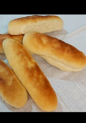 عکسی از دستور نان باگت خانگی